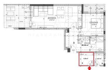 Vânzare - Apartament în Samara-3,  Stara Zagora