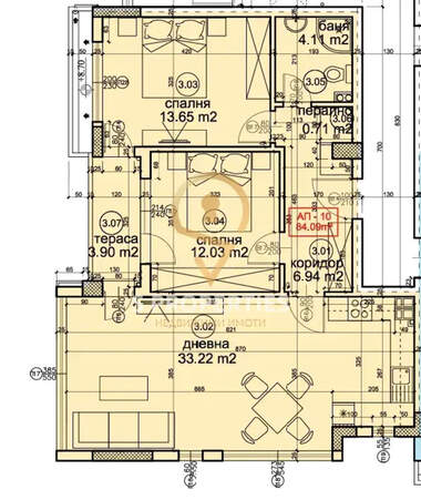 Vânzare - Apartament în Briz,  Varna
