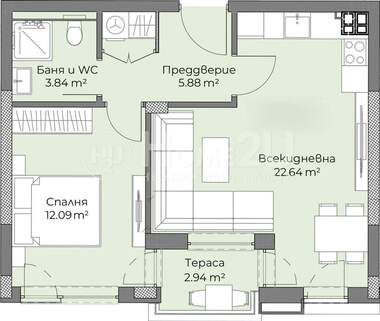 Verkauf - Wohnung in Hristo Smirnenski,  Plowdiw