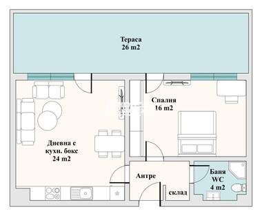 Продажа - Квартира в Въстанически,  Пловдив
