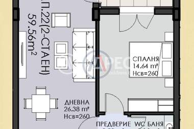Продажа - Квартира в Овча Купел 1,  София