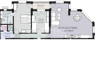 Verkauf - Wohnung in Owtscha Kupel,  Sovia