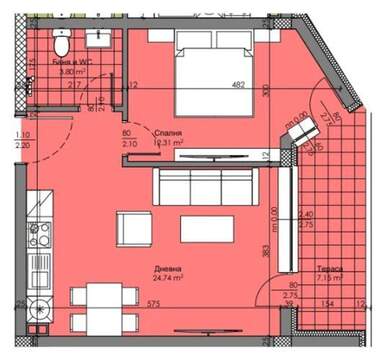 Satış - Apartman olarak Hristo Smirnenski,  Plovdiv