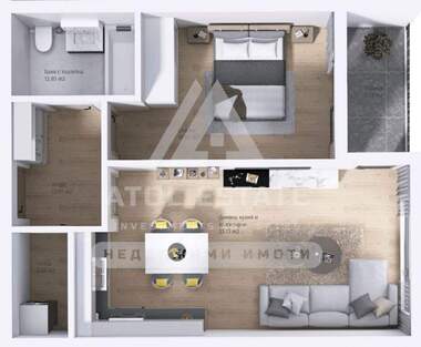 Vânzare - Apartament în Iujen,  Plovdiv