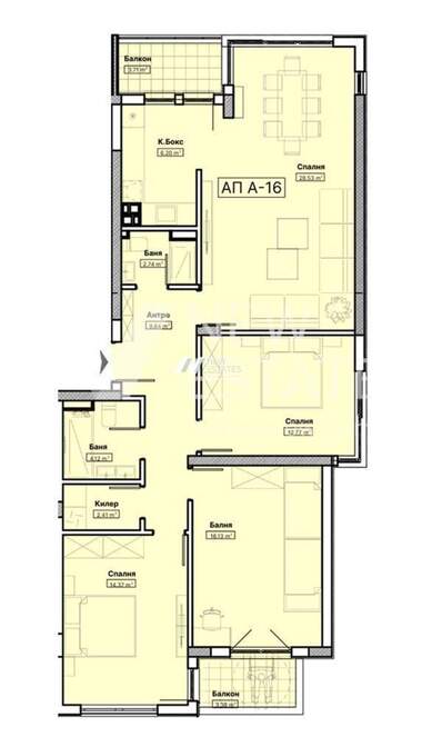 Vânzare - Apartament în Băkston,  Sofia