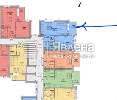 Satış - Apartman olarak Ravda,  Burgas
