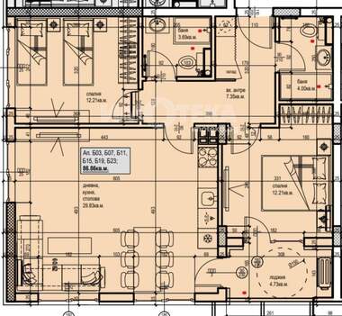 For sale - Apartment in Kiuchuk Parij,  Plovdiv