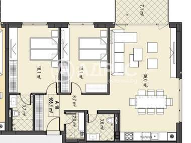 Vânzare - Apartament în Boiana,  Sofia