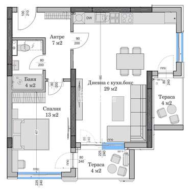 Vânzare - Apartament în Hristo Smirnenski,  Plovdiv