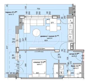 Vânzare - Apartament în Center,  Stara Zagora
