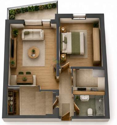 For sale - Apartment in Center,  Pazardjik