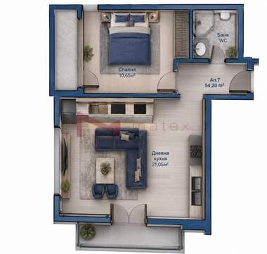 For sale - Apartment in Mladost 1,  Varna