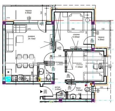 Satış - Apartman olarak Belomorski,  Plovdiv