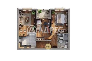 Vânzare - Apartament în Văzrajdane 3,  Varna