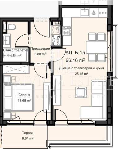 Verkauf - Wohnung in Ostromila,  Plowdiw