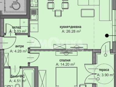 Satış - Apartman olarak Malinova Dolina,  Sofia