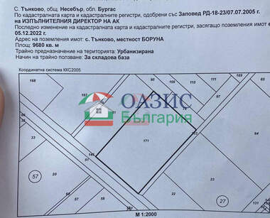 Πώληση - Οικόπεδο για κατασκευή σε Тънково,  Бургас