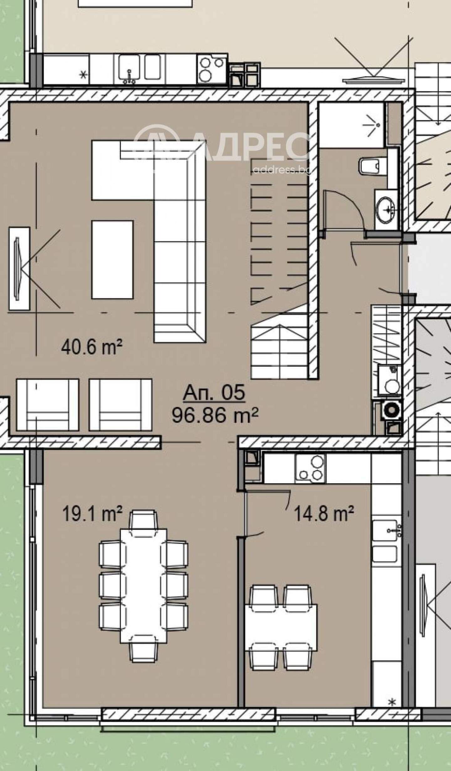 Dört odalı Apartman olarak Krastova vada, Sofia – fotoğraf 3