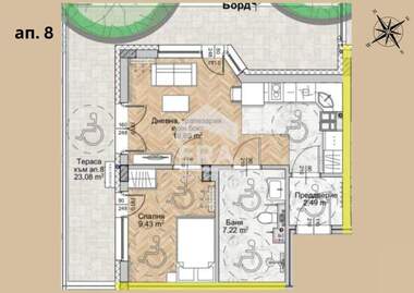 For sale - Apartment in Liulin-8,  Sofia