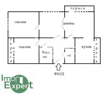 Продажа - Квартира в Карнобат,  Бургас