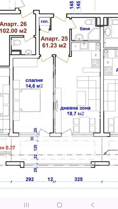 Vânzare - Apartament în Văzrajdane,  Burgas