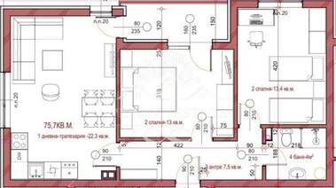 For sale - Apartment in Velingrad,  Pazardjik