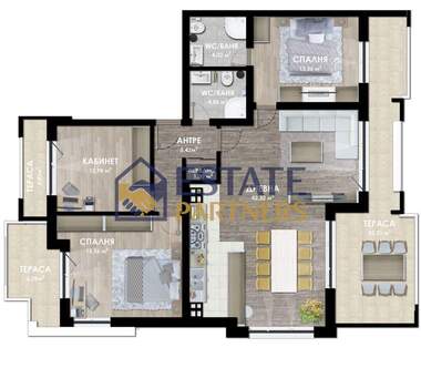 Satış - Apartman olarak Otdih i kultura,  Plovdiv