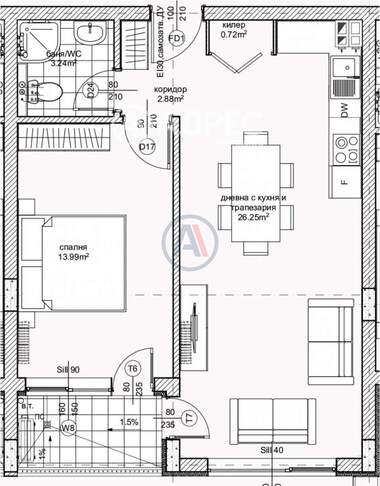Продажа - Квартира в Възраждане 1,  Варна