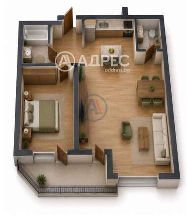 Satış - Apartman olarak Dragalevci,  Sofia