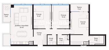Satış - Apartman olarak Mladejki halm,  Plovdiv