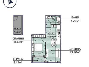For sale - Apartment in Vazrajdane 1,  Varna