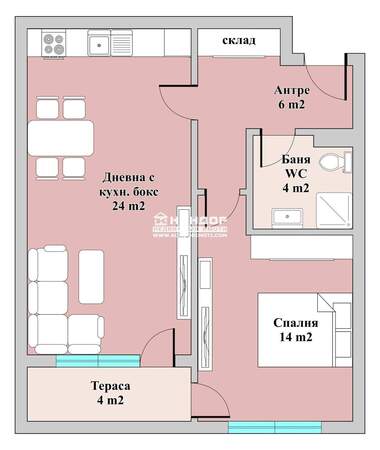 Vânzare - Apartament în Trakia,  Plovdiv