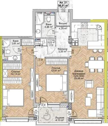 For sale - Apartment in Liulin-8,  Sofia