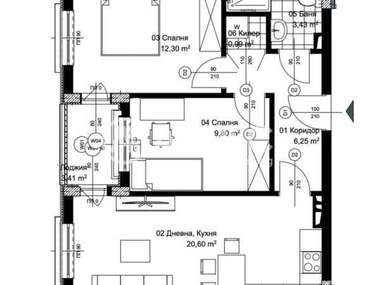 Vânzare - Apartament în Văzrajdane 3,  Varna