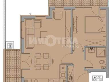 Satış - Apartman olarak Malinova Dolina,  Sofia