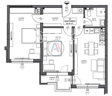 Satış - Apartman olarak Obelia 2,  Sofia