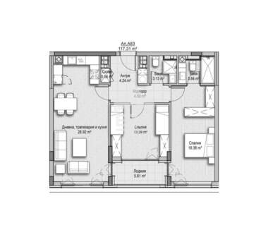 Satış - Apartman olarak Vitoşa,  Sofia