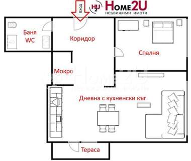 Vânzare - Apartament în Zornița,  Burgas