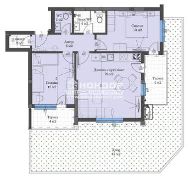 Vânzare - Apartament în Kărșiaka,  Plovdiv