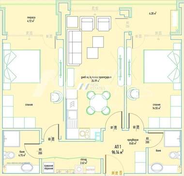 For sale - Apartment in Malinova Dolina,  Sofia