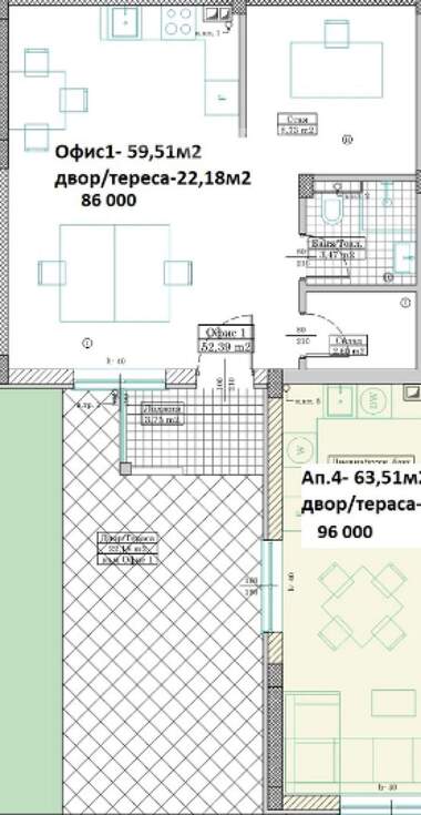 Продажба - Апартамент в Пчелина,  Варна