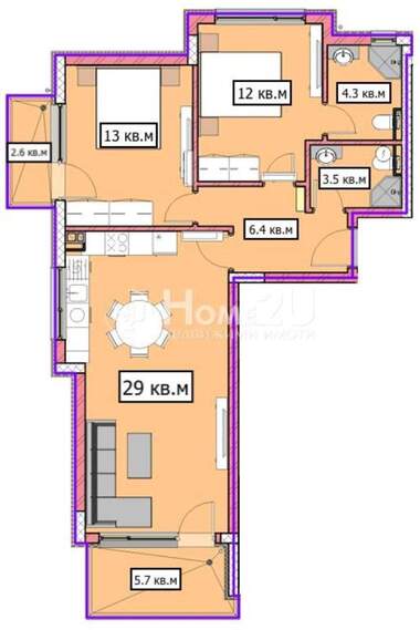 Verkauf - Wohnung in Wladislawowo,  Warna