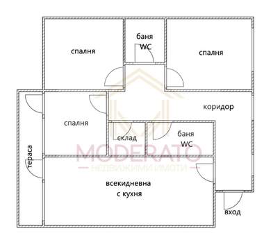 Vânzare - Apartament în Țentăr,  Burgas