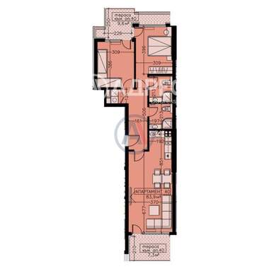 Satış - Apartman olarak Manastirski livadi-Iztok,  Sofia