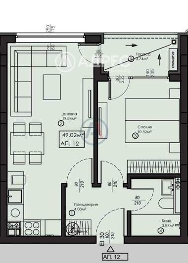 Vânzare - Apartament în Malinova Dolina,  Sofia