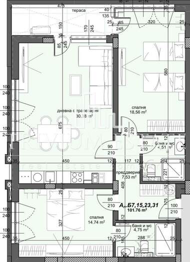 Verkauf - Wohnung in Trakia,  Plowdiw