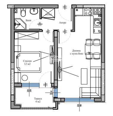 For sale - Apartment in Hristo Smirnenski,  Plovdiv