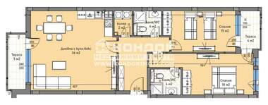 Vânzare - Apartament în Mladejki hălm,  Plovdiv
