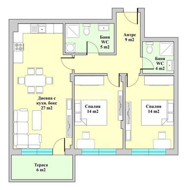 Vânzare - Apartament în Kiuceuk Parij,  Plovdiv