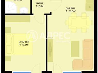Vânzare - Apartament în Troșevo,  Varna